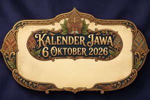 Kalender Jawa 6 Oktober 2026
