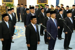 Presiden Prabowo Subianto mengumumkan perombakan kabinet pada Kamis (1/10). Foto: Youtube/Sekretariat Presiden