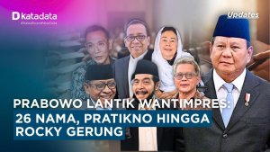 Prabowo Lantik Wantimpres 26 Nama, Pratikno Hingga Rocky Gerung