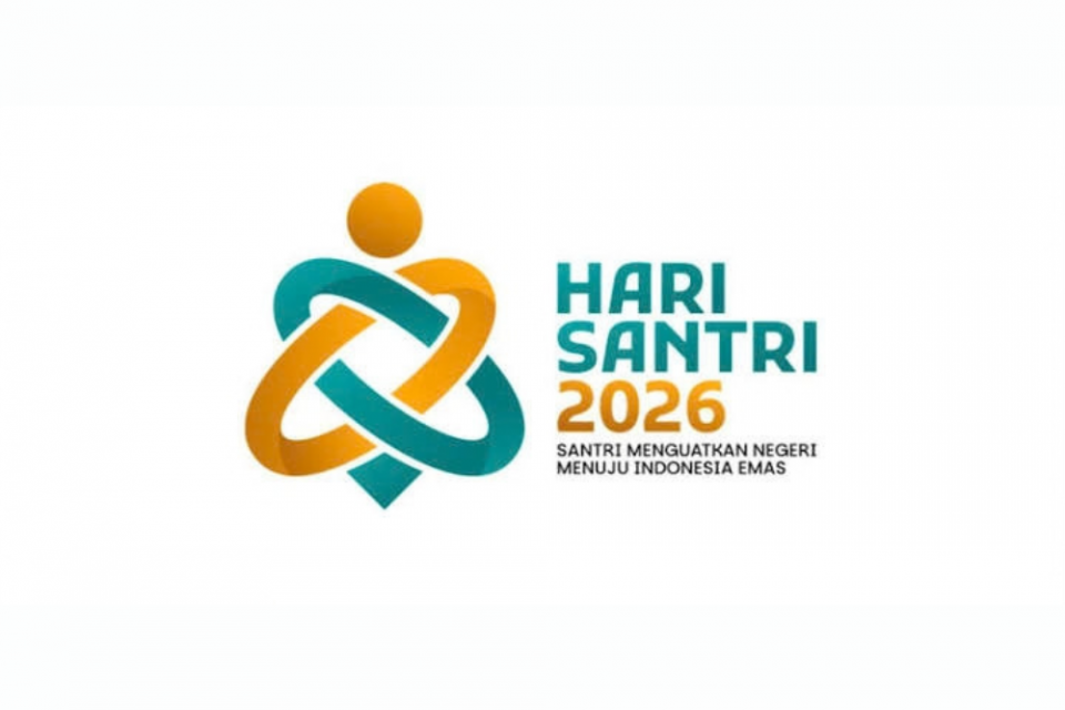 Logo dan tulisan Hari Santri 2026