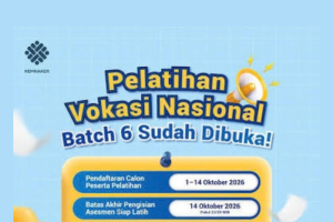 Pelatihan Vokasi Nasional 2026