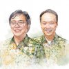 Andri Pratiwa and Jason Wong