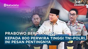 Prabowo Beri Taklimat kepada 800 Perwira Tinggi TNI-Polri, Ini Pesan Pentingnya