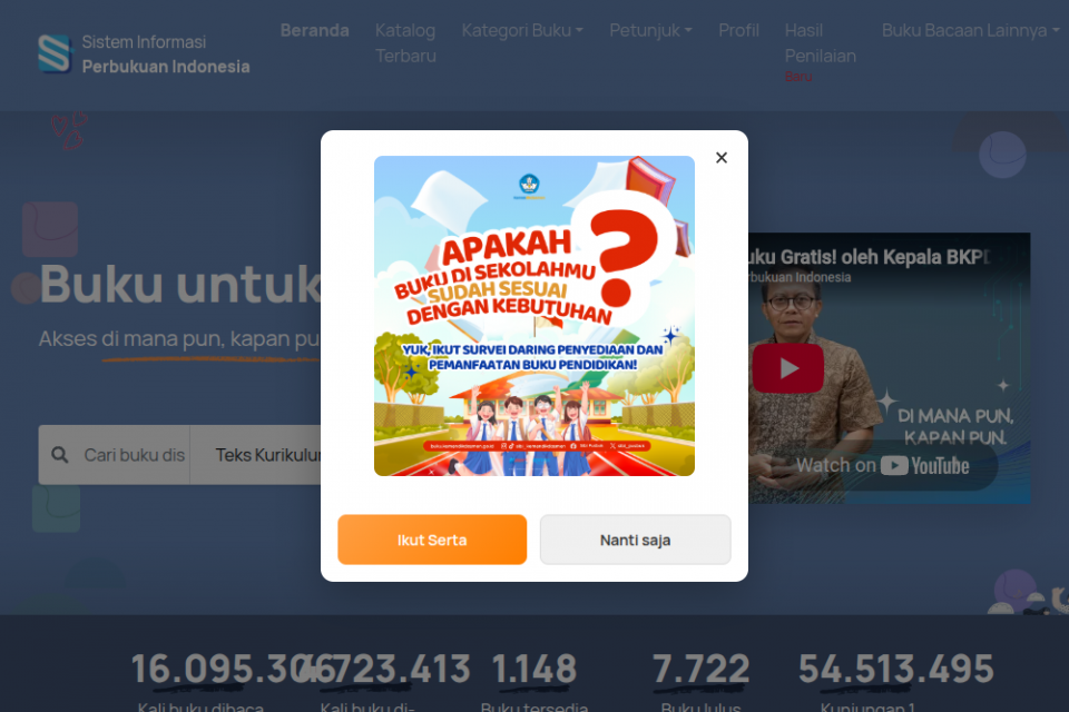 link download buku pelajaran gratis dari Kemendikdasmen