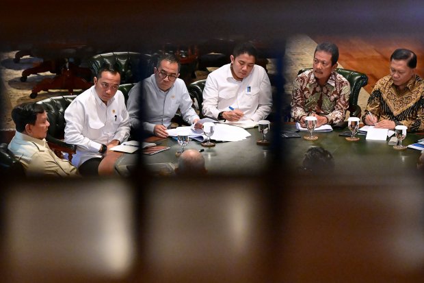 Prabowo Rakor Kampung Nelayan