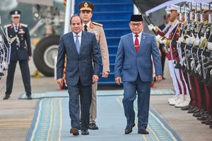 Presiden Mesir tiba di Indonesia
