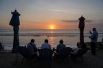 Pesona Pantai Kuta, Hamparan Pasir Putih hingga Sunset yang Memukau (Foto: Katadata/Fauza Syahputra)