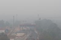 Kabut asap di Sumatera Selatan