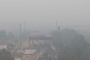 Kabut asap di Sumatera Selatan