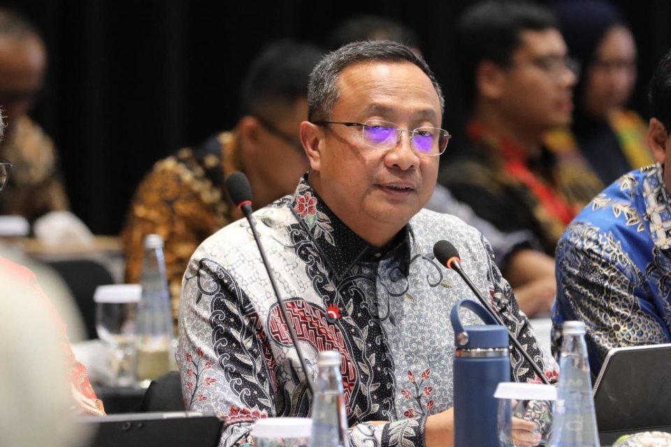 Direktur Utama Telkom Nanang Hendarno.