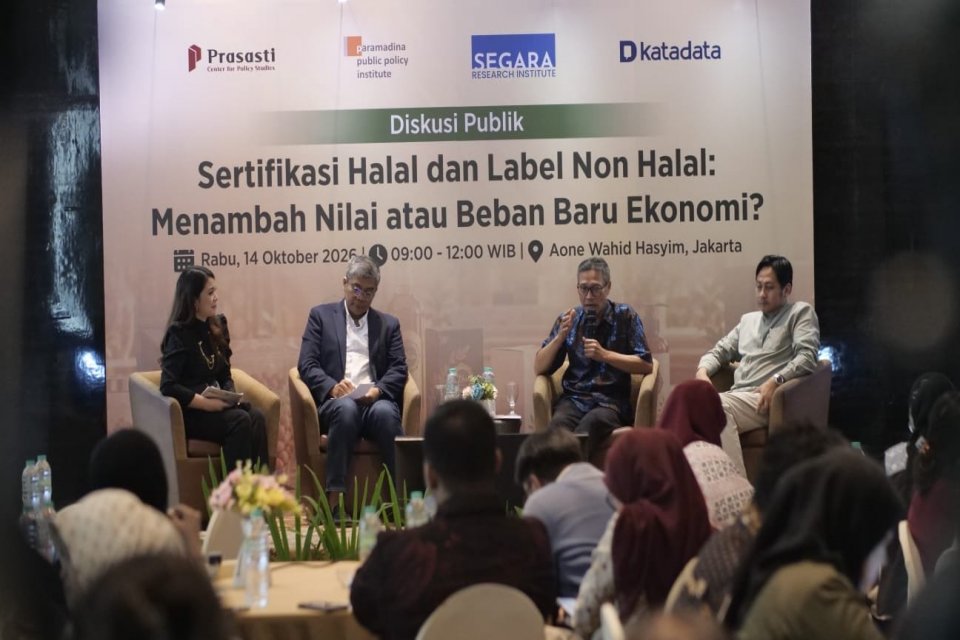 Diskusi Sertifikasi Halal dan Label Non Halal di Hotel Aone Wahid Hasyim, Jakarta 
