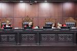 Sidang pengucapan putusan MK terhadap 22 permohonan