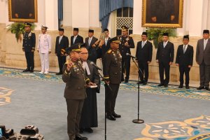 Pelantikan Jenderal TNI Maruli Simanjuntak sebagai Wakil Panglima TNI
