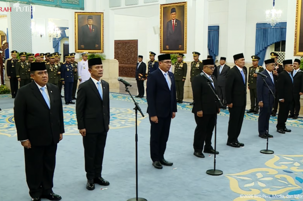 Pelatikan sembilan pejabat negara pada Kamis (15/10)