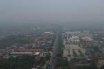 Kabut asap selimuti kota Padang