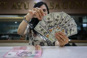 Nilai tukar rupiah melemah