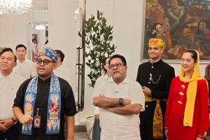 Wakil Gubernur Jakarta Rano Karno saat merilis program Namu Balai Kota atau City Hall Experience pada Sabtu (17/10)