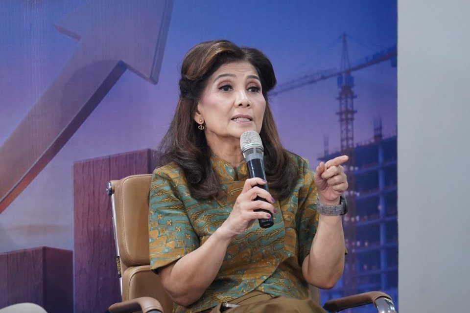 Aviliani, Wakil Ketua Bidang Analisis Kebijakan Makro-Mikro Ekonomi, Kadin Indonesia, dalam Katadata Policy Dialogue (KPD) Outlook Ekonomi 2027: Bagaimana Kebijakan Ekonomi dan Fiskal Bisa Kerek Pertumbuhan Tinggi?, di Jakarta, Selasa (20/10).