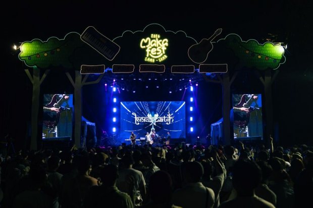 Penampilan Kerispatih di MAKA Fest.