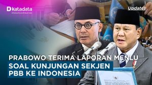 Prabowo Terima Laporan Menlu soal Kunjungan Sekjen PBB ke Indonesia
