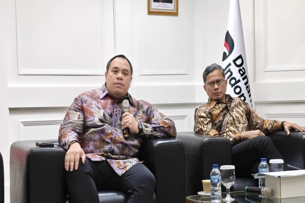 CIO Danantara Pandu Sjahrir di agenda Media Coffee Session di Wisma Danantara, Kamis (22/10)