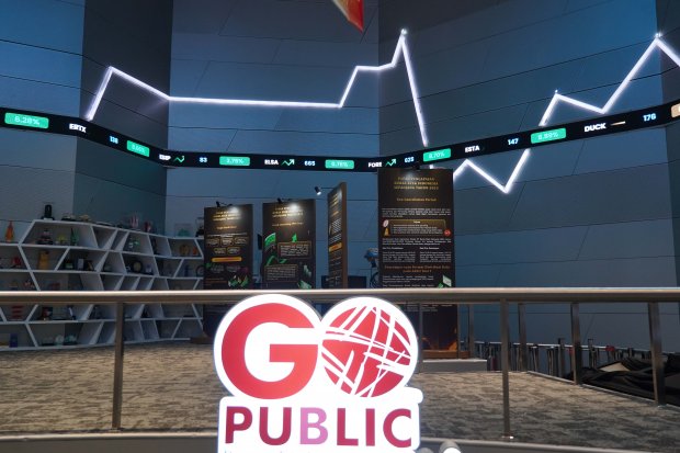 IHSG perdagangan akhir pekan ditutup menguat 0,95% atau naik 51,35 poin ke level 5.439,26 (Foto: Katadata/Fauza Syahputra)