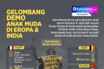 INFOGRAFIK: Gelombang Demo Anak Muda di Eropa & India
