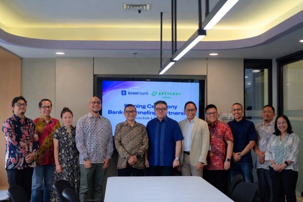 Kolaborasi Easycash dan Krom Bank