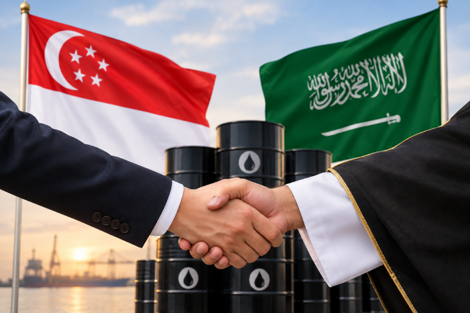 Arab Saudi, Singapura, minyak mentah, ketahanan energi