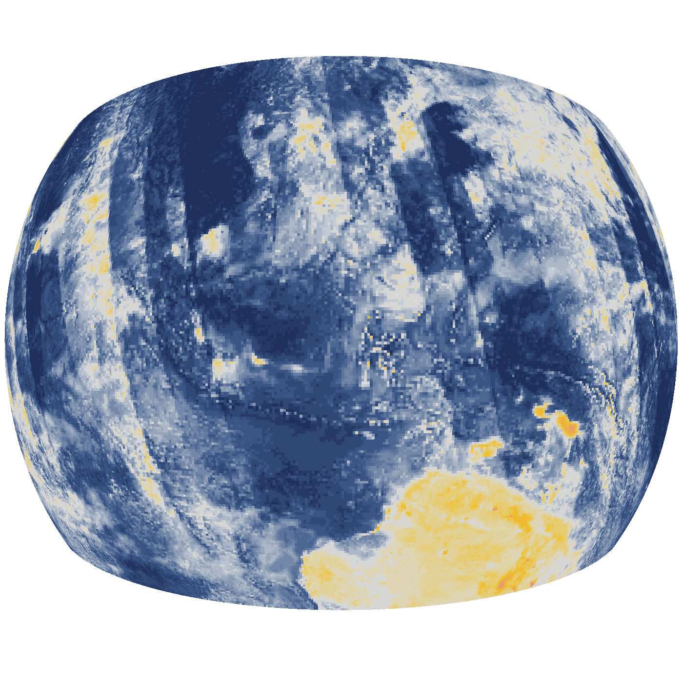 Peta aerosol 1 Agustus 2026