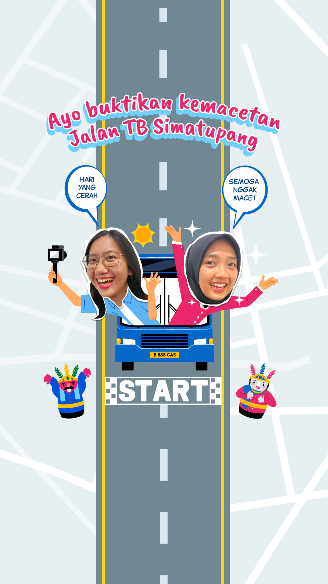 Membuktikkan kemacetan di Jalan TB Simatupang