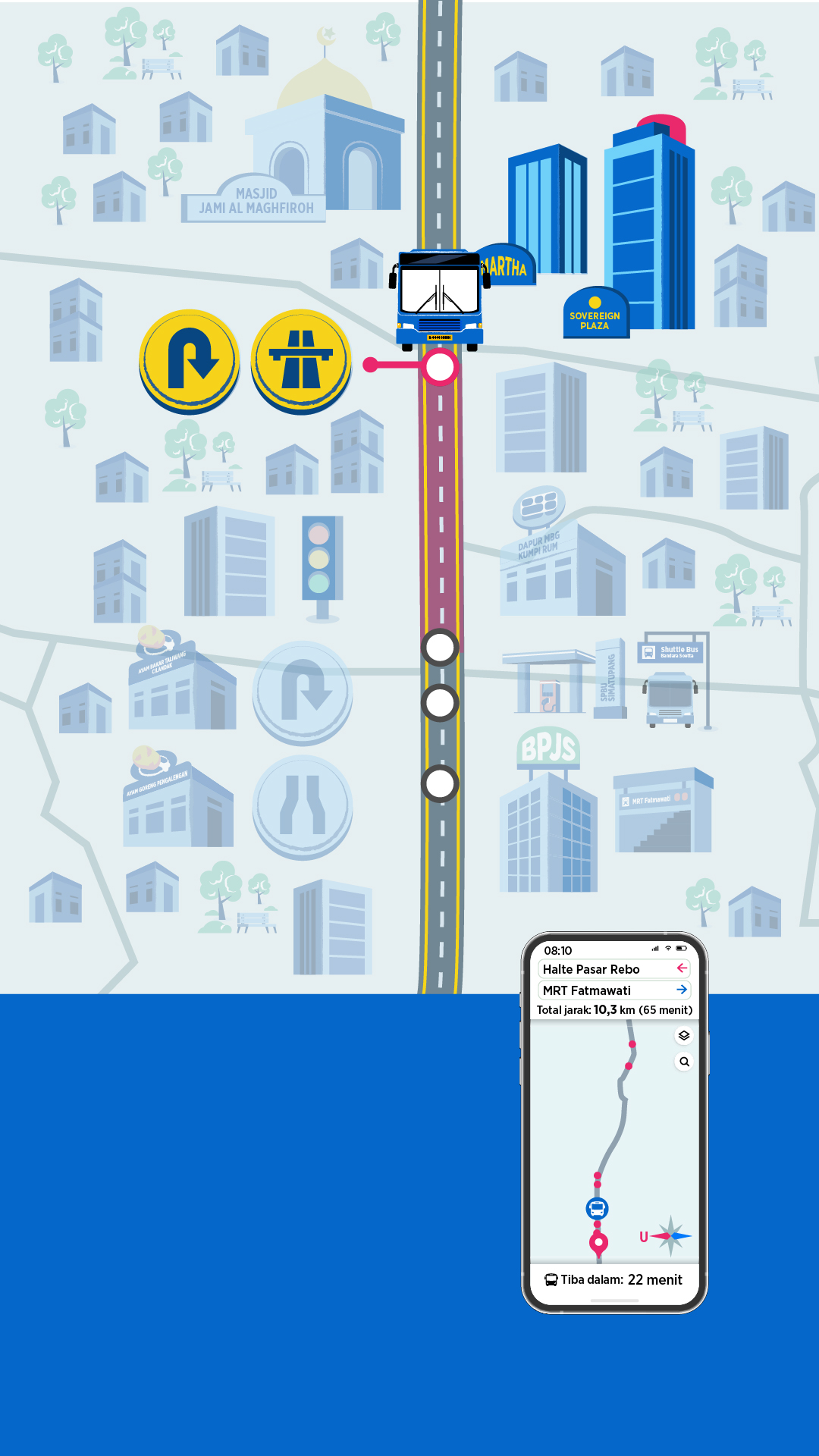  Membuktikkan kemacetan di Jalan TB Simatupang
