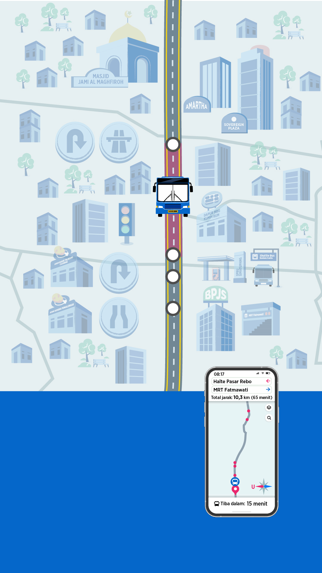  Membuktikkan kemacetan di Jalan TB Simatupang