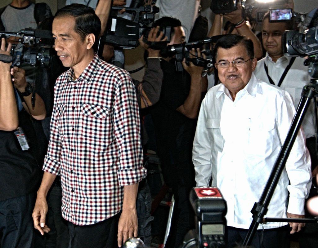 Jokowi & JK KATADATA | Arief Kamaludin