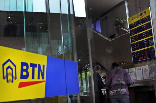 Ilustrasi, logo PT Bank Tabungan Negara Tbk (BTN). BTN melaporkan, telah melakukan restrukturisasi terhadap 17.000 debitur KPR terdampak Covid-19.