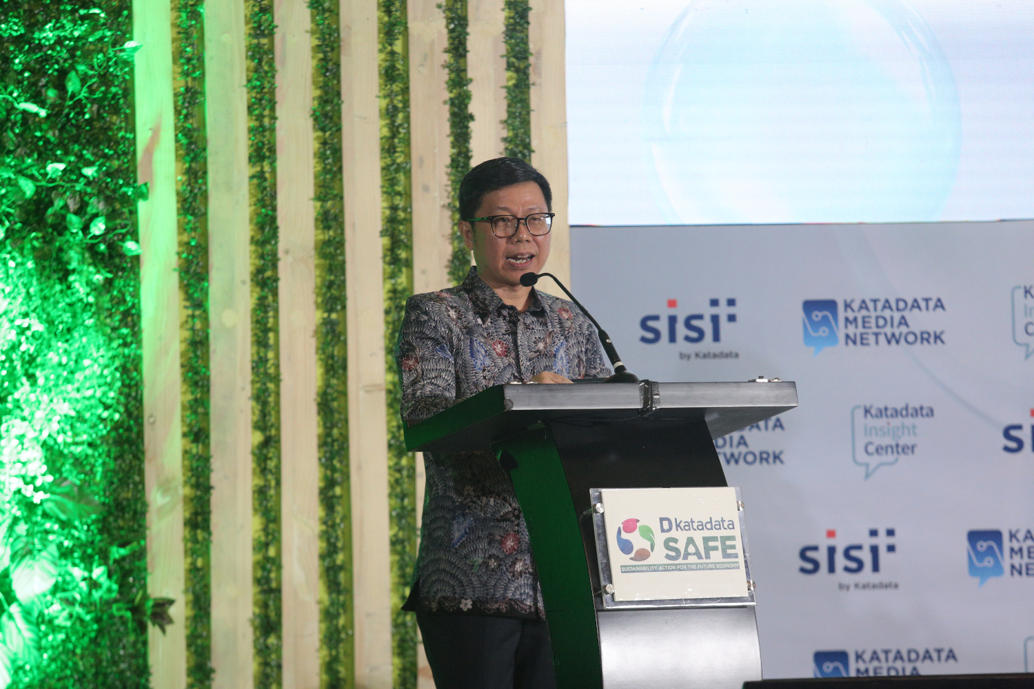 Sambutan CEO Katadata di SAFE 2024