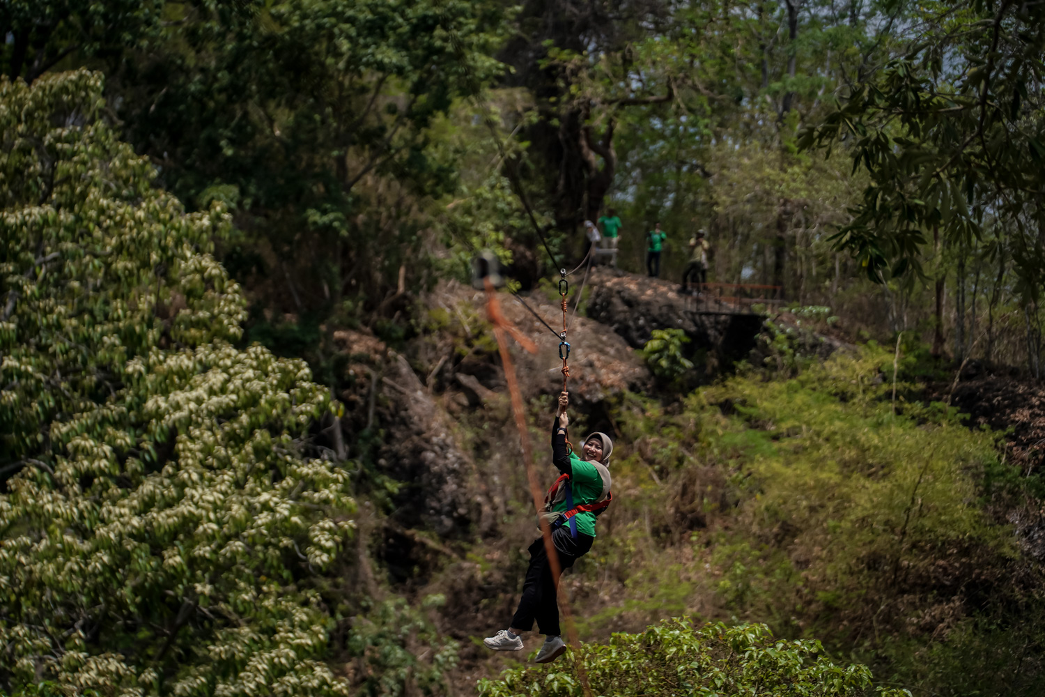 flying fox in Bonto Massailea