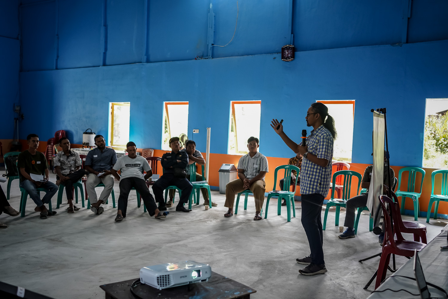 One of the sessions at the Indonesian Data Talk Foundation Workshop